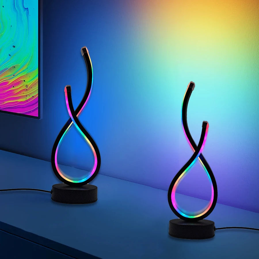 Glow Stick Desk Lamp