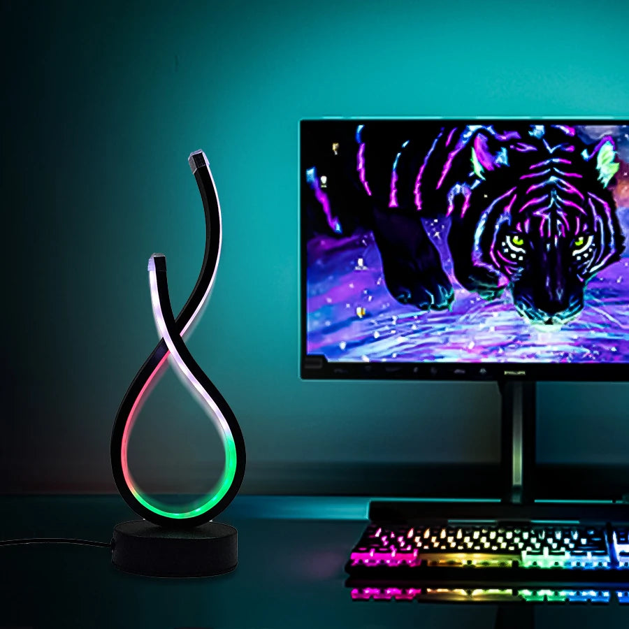 Glow Stick Desk Lamp