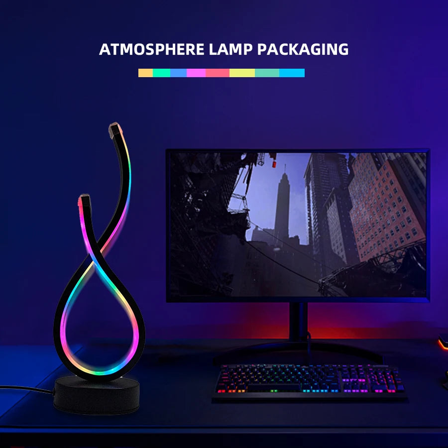 Glow Stick Desk Lamp